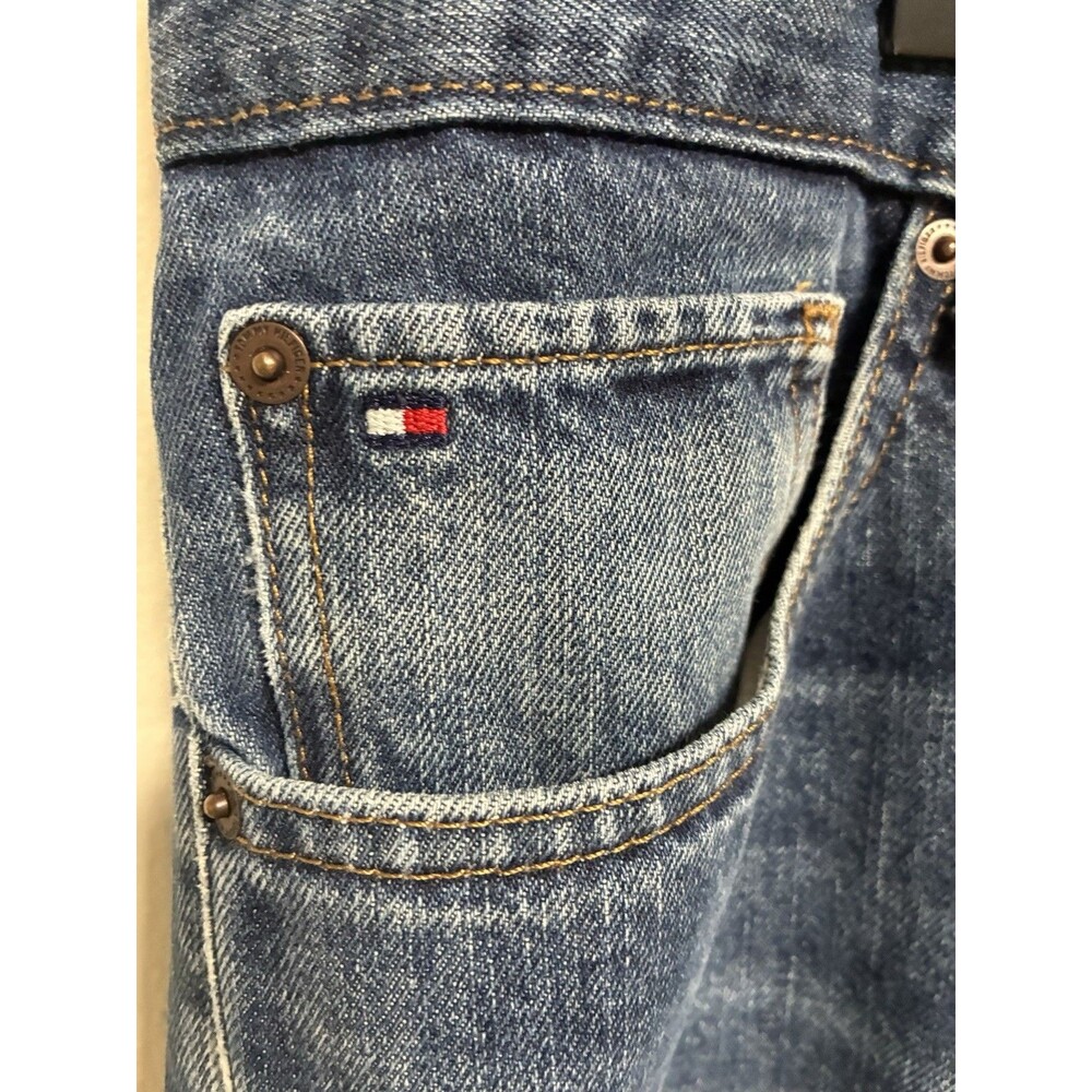 Tommy Hilfiger Jeans Mens 36x30 Straight Leg Medium Wash Denim Classic Fit - Picture 3 of 10